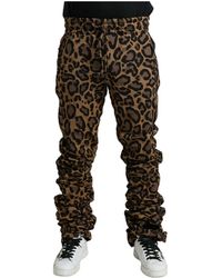 Dolce & Gabbana - Black Heart Print SilkJogger Pants - Lyst