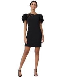Pinko - Kleedjes ,Zwart ,Elegante Andalgala Jurk - Lyst