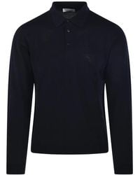 Roberto Collina - Tops ,Blauw ,Polo Ml - Lyst