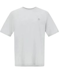 Herno - Tops ,Grijs ,Katoen T-Shirt Van Katoenen Jersey - Lyst