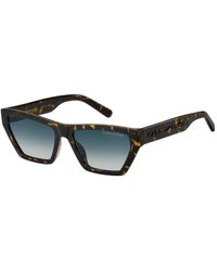 Marc Jacobs - Stylische sonnenbrille marc 657/s,sunglasses,beige/brown shaded sonnenbrille,havana sonnenbrille hellblau getönt - Lyst