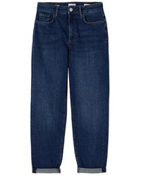 Oltre - Cropped Jeans - Lyst
