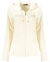 Freddy - Hoodies & Sweatvesten ,Wit ,Katoen Katoenen Sweatshirt - Lyst