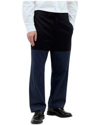 Thom Browne - Cotton Gabardine Combo Broek - Lyst