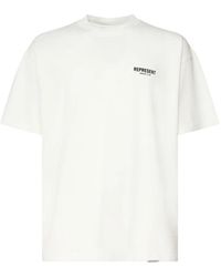 Represent - Tops ,Wit ,Katoen Owners Club Oversize T-Shirt - Lyst