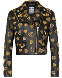 Moschino - Leather Jackets - Lyst
