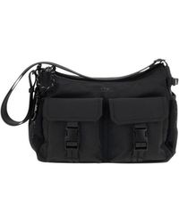 A.P.C. - Tassen ,Zwart ,Nylon Trek Schoudertas - Lyst