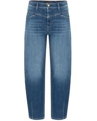 Cambio - Jeans ,Blauw ,Denim Elin Cropped Jeans - Lyst