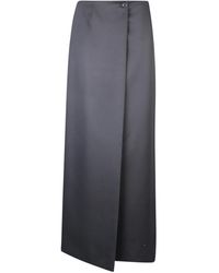 Givenchy - Zwarte Wol Mohair Rok Aw23 - Lyst