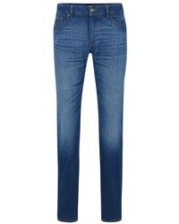 BOSS - Blaue Maine3 Jeans Regular Fit - Lyst