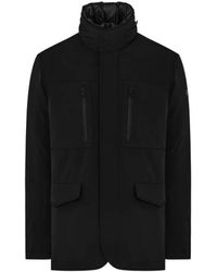 DUNO - Jassen ,Zwart ,Korte Parka Met Zakken - Lyst
