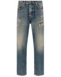 DIESEL - Jeans ,Blauw ,Katoen 2024 D-Macs Jeans - Lyst
