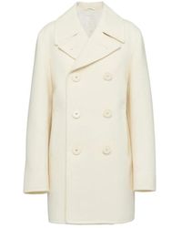 Prada - Double-Breasted Coats - Lyst