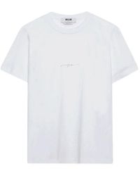 MSGM - T-Shirts - Lyst