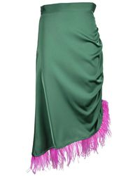 WEILI ZHENG - Midi Skirts - Lyst