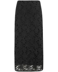 FARM Rio - Bloemen Lange Rok Met Zijsplitten - Lyst