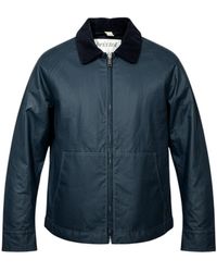 Brixtol Textiles - Jassen ,Blauw ,Katoen Carter Waxed Jacket - Lyst