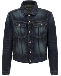 Tom Ford - Jassen ,Blauw ,Denim The Selvedge Icon Denim Jacket - Lyst