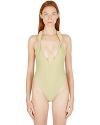 Entire studios - Badmode ,Groen ,Polyester Badpak Uit Één Stuk - Lyst