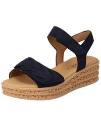 Gabor - Sandalen Mit Keilabsatz - Lyst
