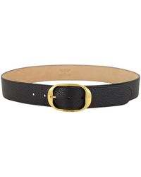 Tom Ford - Grain Leather Oval Belt - Lyst