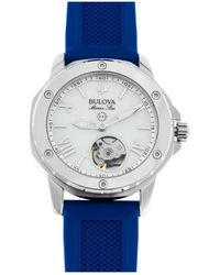 Bulova - Accessoires ,Blauw ,Marine Star Automatic Watch - Lyst