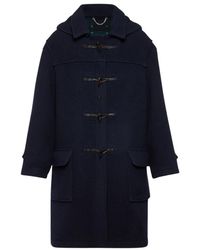 Maison Margiela - Jassen ,Blauw ,Wol Reversible Wollen Jas - Lyst