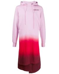 Ambush Tie Dye Hooded Dress - Roze