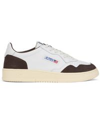 Autry - Schoenen ,Wit ,Katoen Medalist Low - Lyst
