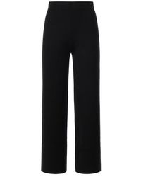 Max Mara - Broeken ,Zwart ,Wide Broeken - Lyst
