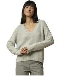 Kocca - Schicker V-Ausschnitt Wollpullover - Lyst