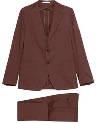 Tagliatore - Kostuums ,Bruin ,Monte Carlo Suit - Lyst