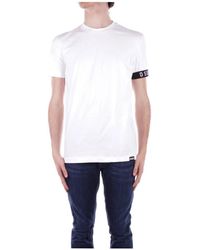 DSquared² - Logo seiten t-shirt weiß - Lyst