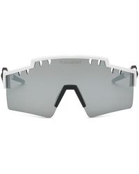 Philipp Plein - Accessoires ,Grijs ,Leer Tiger Frame Zonnebrillen - Lyst