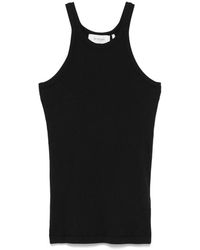 Sportmax - Zwarte Mouwloze Top Met Ronde Hals - Lyst