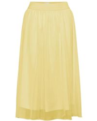 Saint Tropez - Rokken ,Geel ,Coral Sz Skirt - Lyst