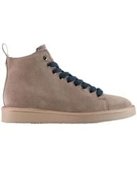 Pànchic - Wildleder walnuss stiefelette - Lyst
