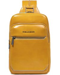 Piquadro - Convertible To Backpack Sling Bag - Lyst