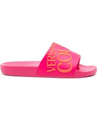 Versace Jeans Couture - Shelly Pantoletten - Lyst