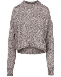 Alysi - Round-Neck Knitwear - Lyst