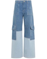 Ganni - Jeans,cutline denim angi vintage blaue jeans - Lyst
