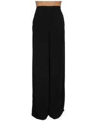 Marella - Broeken ,Zwart ,Polyester Pantalone Lungo - Lyst