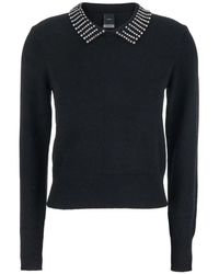 Pinko - Round-Neck Knitwear - Lyst