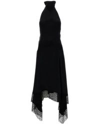 ANDAMANE - Satijnen Lingerie-Stijl Lange Jurk - Lyst