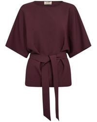 Mos Mosh - Overhemden ,Paars ,Blouse - Lyst