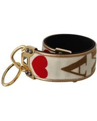Dolce & Gabbana - Dolce & Gabbana Amore Logo-Jacquard Shoulder Strap - Lyst