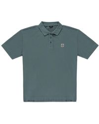 Refrigiwear - Grünes Pique Polo Shirt Mit Besticktem Logo - Lyst