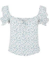 Mar De Margaritas - Overhemden ,Blauw ,Blouse - Lyst