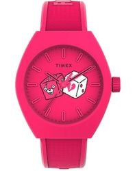 Timex - Accessoires ,Roze ,Urban Pop X Fortnite 40Mm Quartz Horloge - Lyst