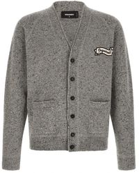 DSquared² - Truien & Vesten ,Grijs ,Truien - Lyst